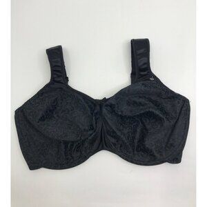 BALI 3562 Satin Tracings Minimizer Bra Black 38DDD NWOT